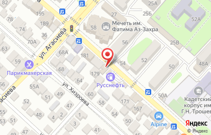 Магазин Автонакидки05 в Советском районе на карте
