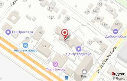 Единый центр по предоставлению государственных услуг по линии лицензионно-разрешительной работы и информационного центра ГУ МВД России по Новосибирской области на карте