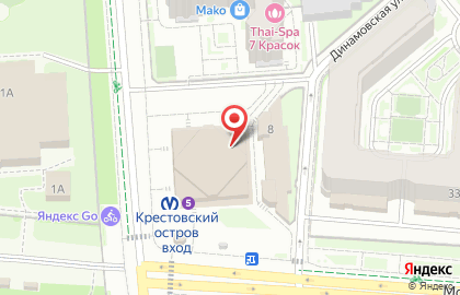 Компания по ремонту и аксессуарам к мобильным телефонам Аксмания на Крестовском острове на карте