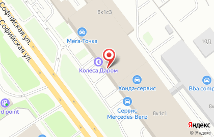 Карекс АСЦ на Софийской улице на карте