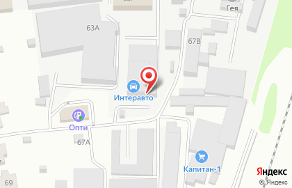 Автосервис ИнтерАвто на карте