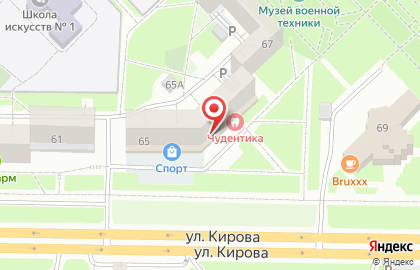 Супермаркет детской одежды Для вас на карте
