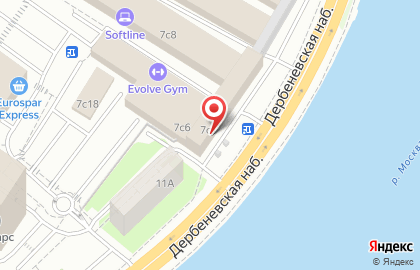 Интекс на Дербеневской улице на карте