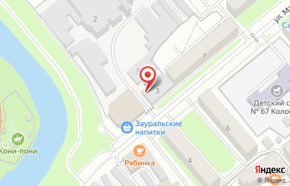 Торговая компания Зауральские напитки на улице М.Горького на карте