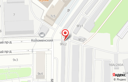 Автосалон Альтаир в Нагатино-Садовниках на карте