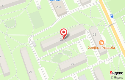 Пекарня Хлебная усадьба на Павловском шоссе в Пушкине на карте