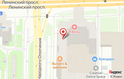 Туристическое агентство Онлайнтур на метро Ленинский проспект на карте