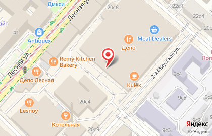 Ресторан Три утки в Тверском районе на карте