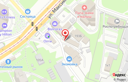 Раскрой-центр Фрезер на улице Максима Горького на карте