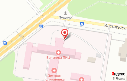Больница ПНЦ РАН на карте
