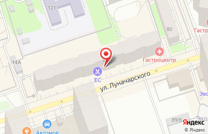 Ремонтная мастерская Пиксель на улице Луначарского на карте