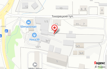Торгово-строительная компания Профит Строй в Тихорецком тупике на карте