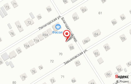 Продуктовый магазин в Барнауле на карте