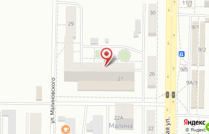Центр юридической помощи Мой Юрист на улице Маршала Малиновского на карте