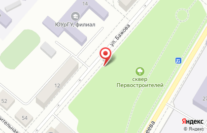 EKG на улице Бажова на карте