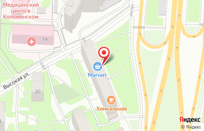 Супермаркет Магнит в Москве на карте