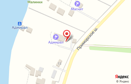 База отдыха Адмирал в Белгороде на карте