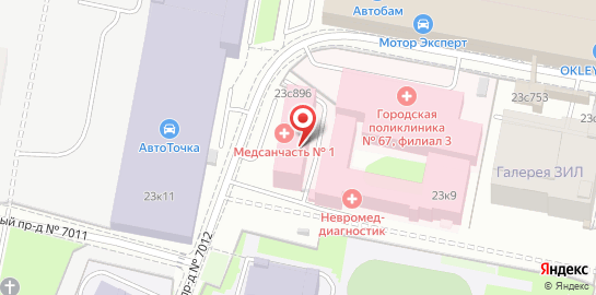Медицинский центр Отёковнет на карте