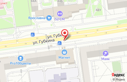 Терминал СберБанк на улице Губкина, 21а на карте
