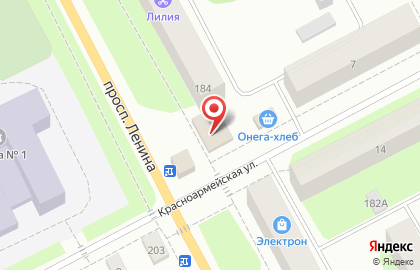 Парикмахерская Лилия на проспекте Ленина на карте