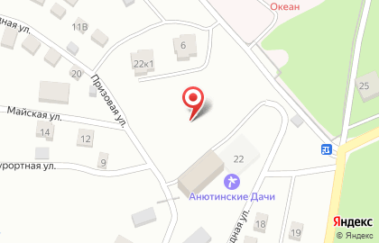 Коттеджный поселок Анютинские Дачи в Советском районе на карте