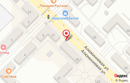 Студия красоты Карамель на Алюминиевой улице на карте
