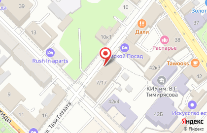 Казанский инновационный университет имени В.Г. Тимирясова на карте