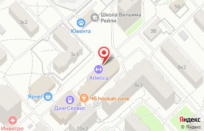 Фитнес-клуб Империя фитнеса на Ленинградском проспекте на карте