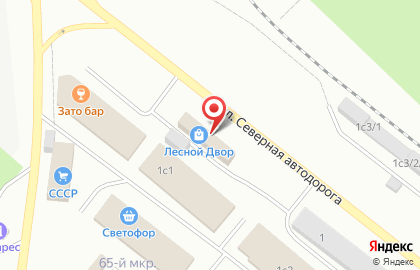 Магазин строительных материалов Лесной Двор на Советской улице на карте