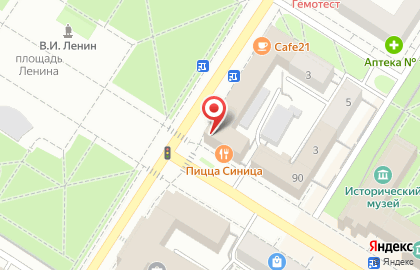 Тренажерный зал Титан на улице Ленинградской на карте