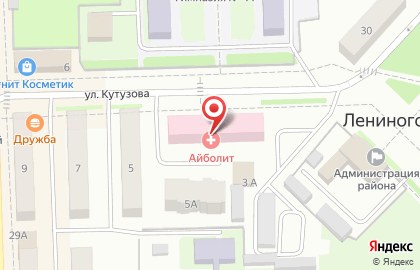 Медицинский центр Айболит в Казани на карте
