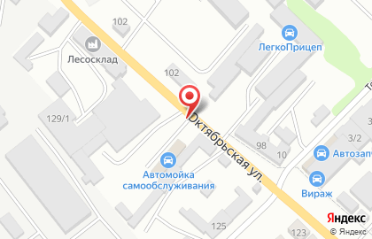Торговая компания на Октябрьской улице на карте