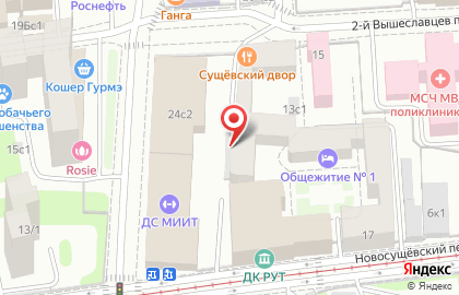 Ресторан Сущевский двор на карте