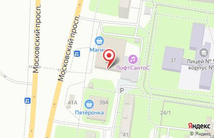 Банкомат СберБанк на Московском проспекте, 39 на карте