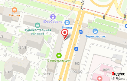 Магазин оптики Linz-club в Ленинском районе на карте