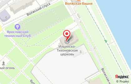 Ильинско-Тихоновская церковь на карте