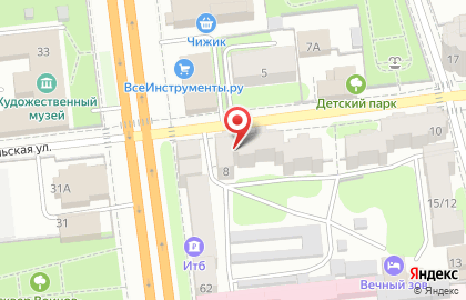Магазин Бумажный мир на Комсомольской на карте