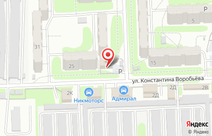 Центр социальных услуг города Курска в Центральном округе на карте