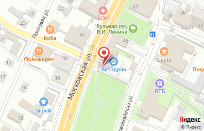 Агентство недвижимости Realty на Московской улице на карте