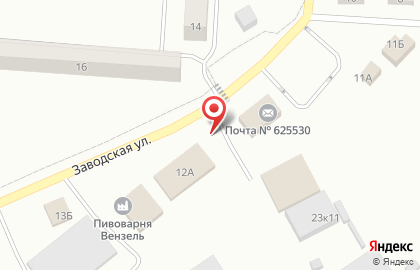 Магазин Мясная лавка на Заводской улице на карте