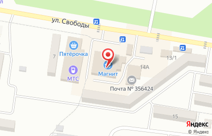 Цифроград в Ставрополе на карте