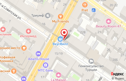 Пирожковая на 7-й Советской на карте