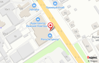 Автосалон Порше Центр Нижний Новгород на карте