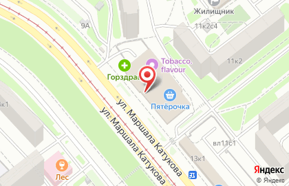 Банкомат Альфа-Банк на улице Маршала Катукова, 11 на карте