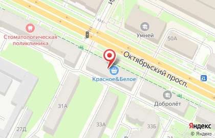 Цветочный магазин ПитерЦвет на Октябрьском проспекте на карте