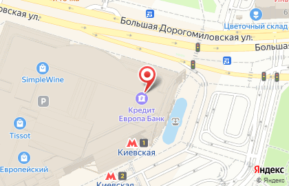 Грабли на Киевской на карте