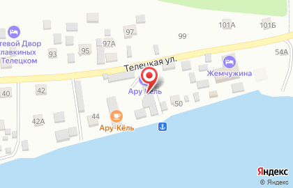 Гостевой дом Ару-Кель на Телецкой улице на карте