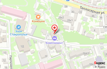 Отель Комплимент на карте