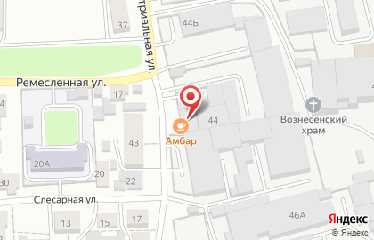 Кафе АМбар на Индустриальной улице на карте