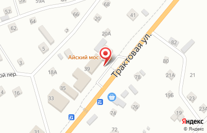 Магазин Хариус на Трактовой улице на карте